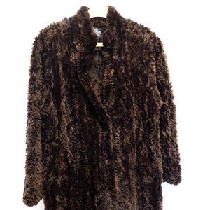Vintage Fur Coat - Paula Lishman Walnut Knit Beaver